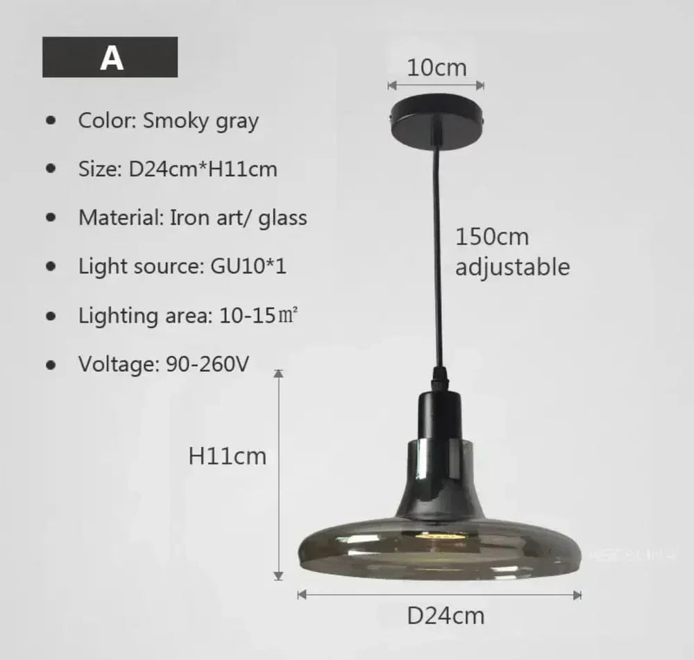 Elegant Pendant Glass Lighting Fixtures
