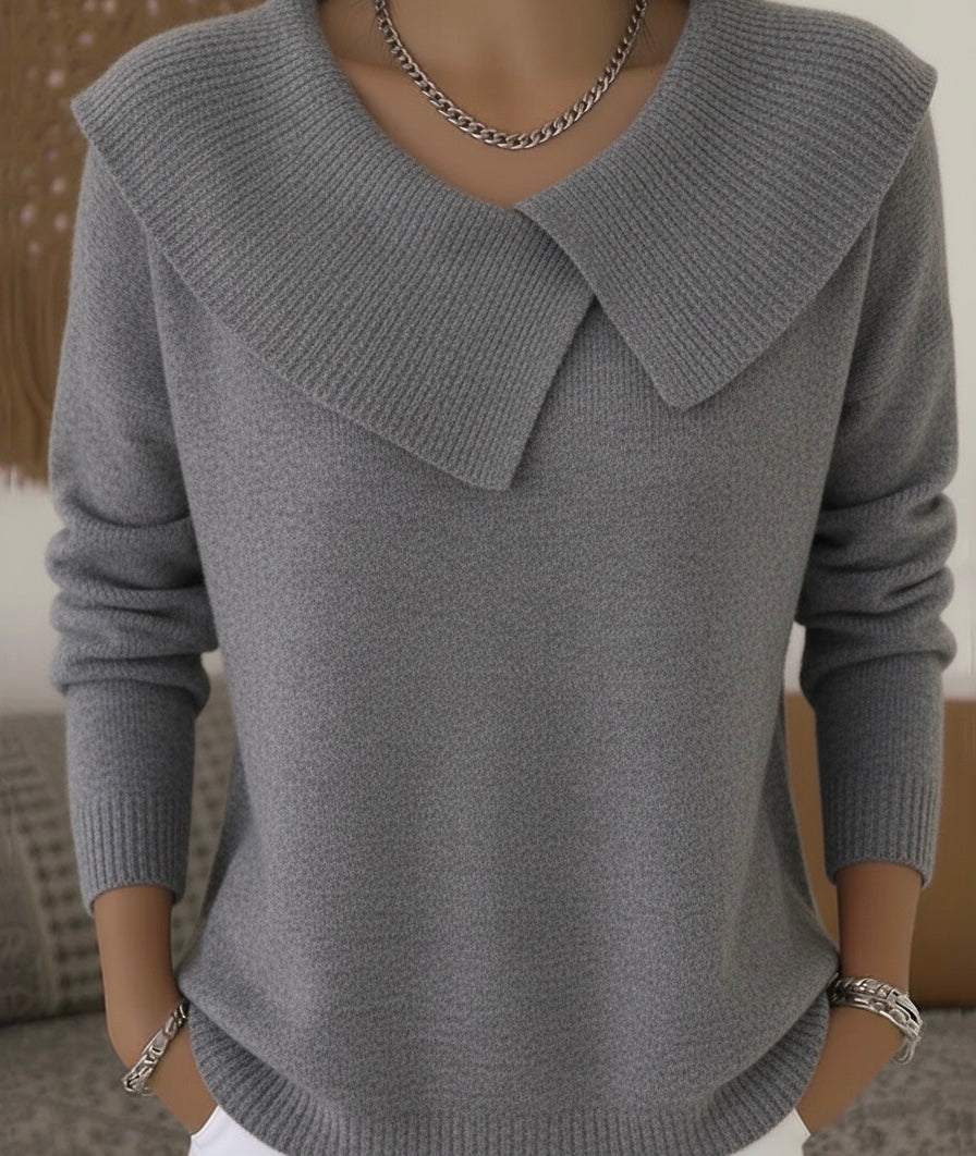 Textured Crew Neck Sweater