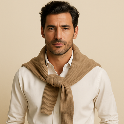 Warm Wool Quarter Zip Sweater