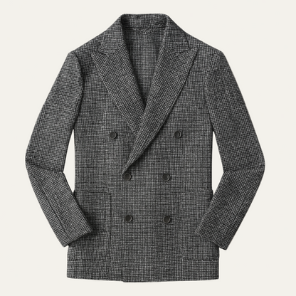 Classic Fit Patterned Suit Jacket