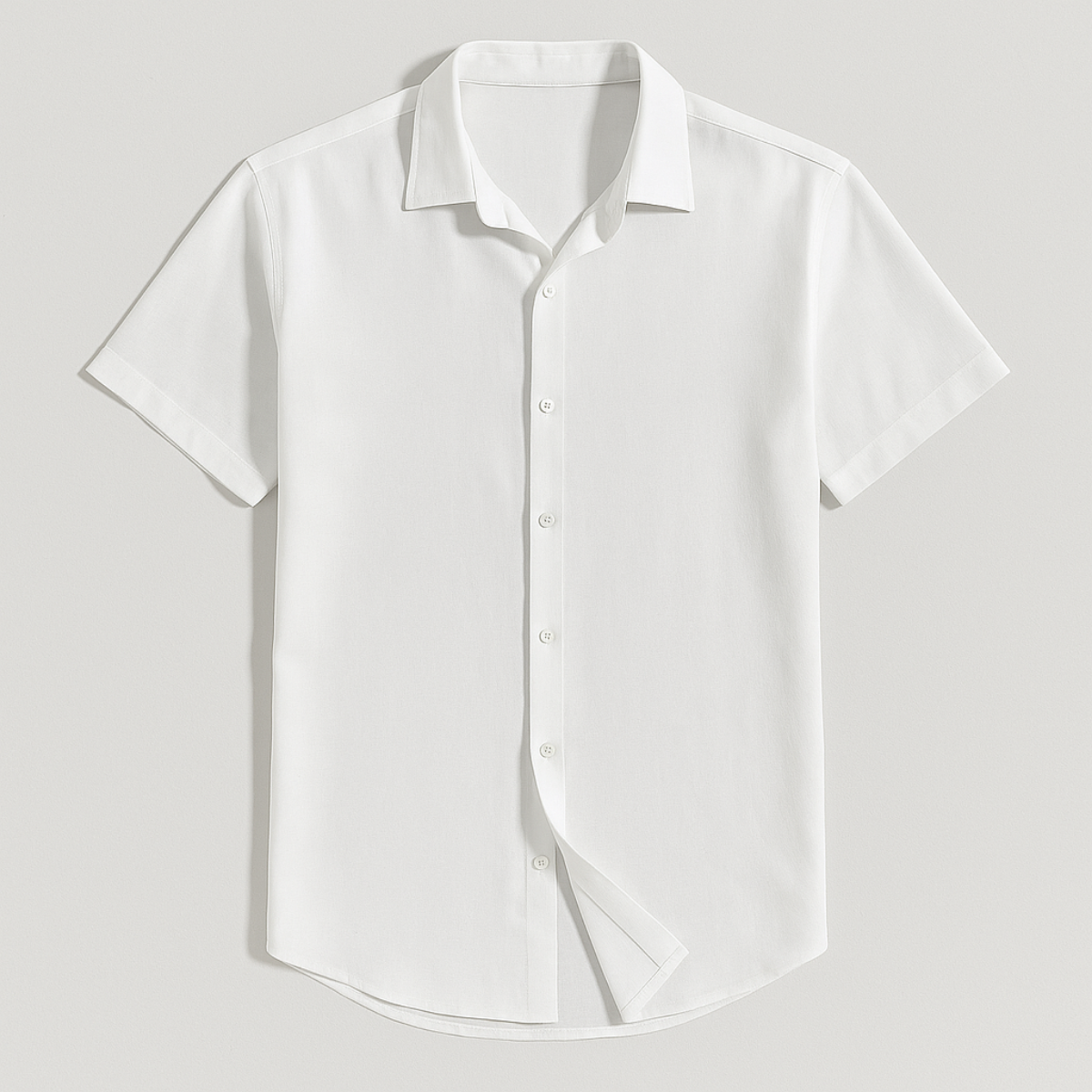 Classic Cotton Short Sleeve Men's Shirt