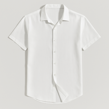 Classic Cotton Short Sleeve Men's Shirt