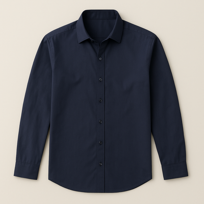 Classic Fit Mens Linen Dress Shirt