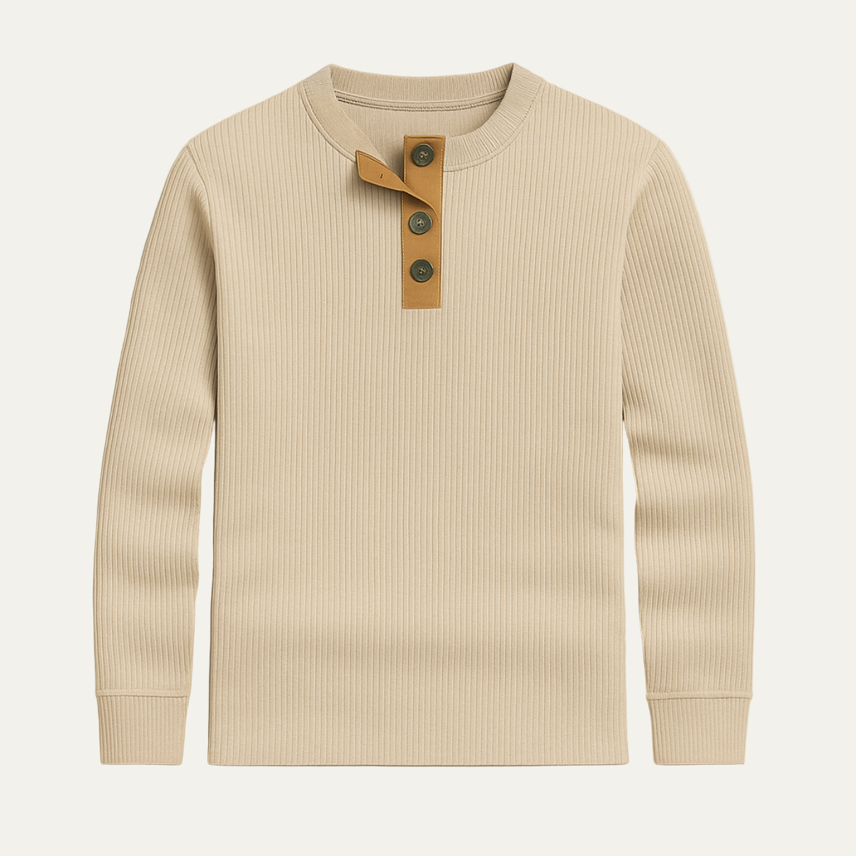 Men's Fitted Long Sleeve Thermal Top - OutfitLondon