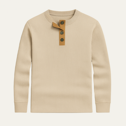 Men's Fitted Long Sleeve Thermal Top - OutfitLondon