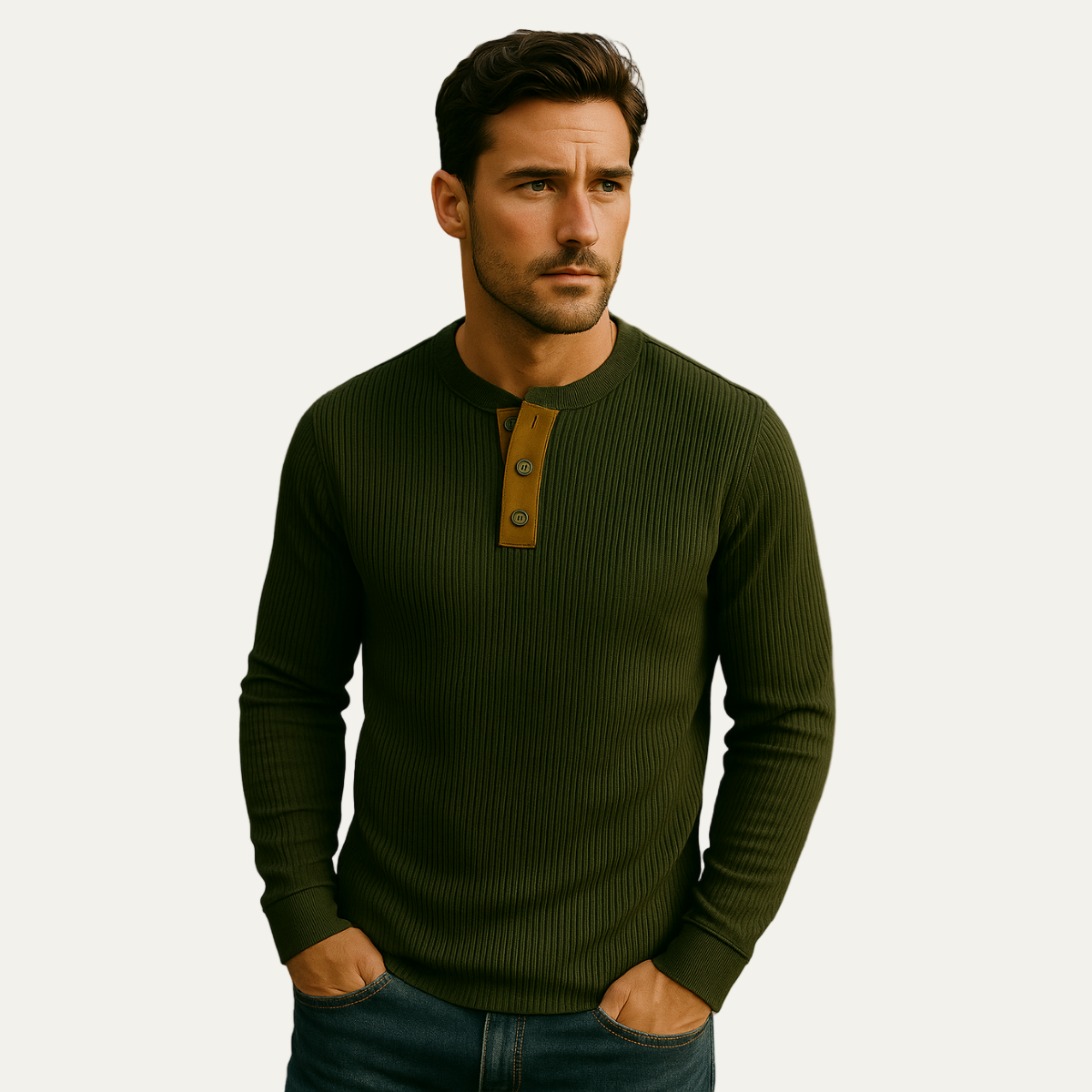 Men's Fitted Long Sleeve Thermal Top