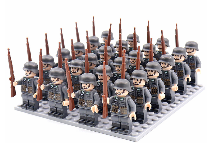 Historic War Military Building Brick Set Figures