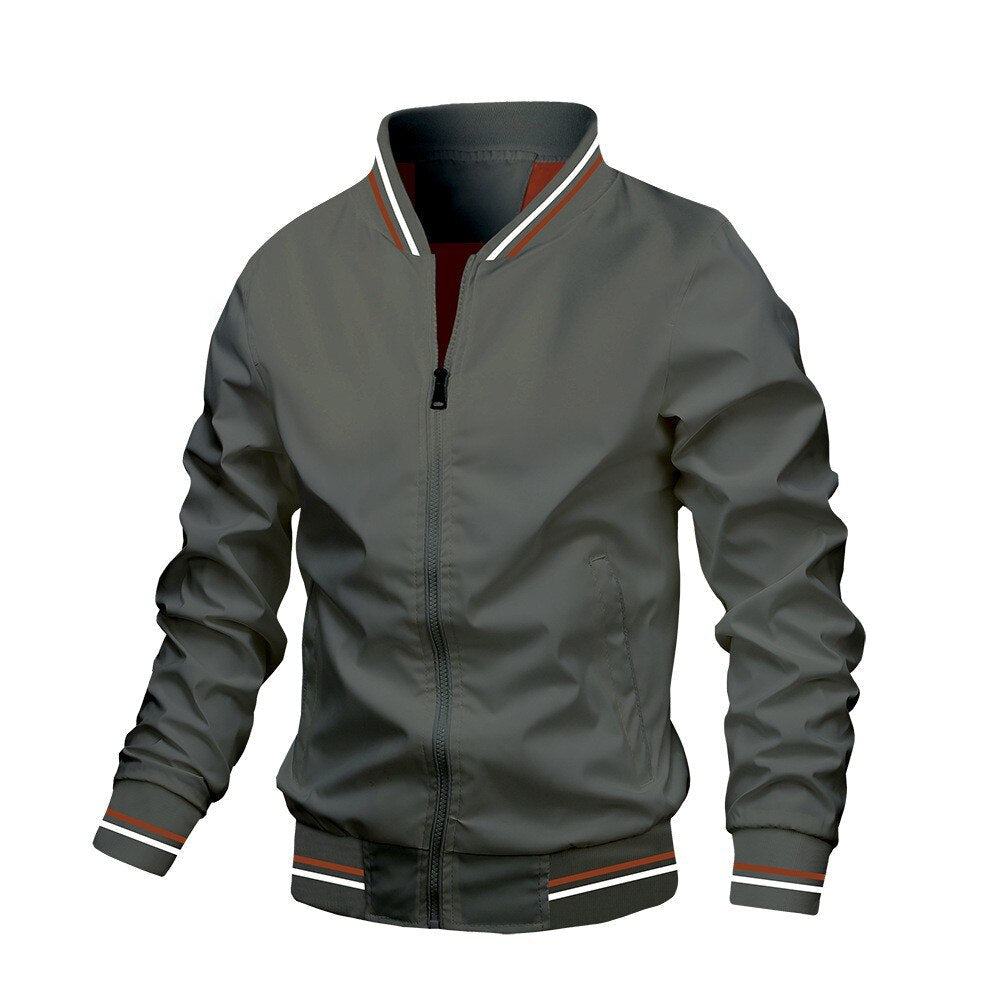 Waterproof Men's Zip Up Sports Coat