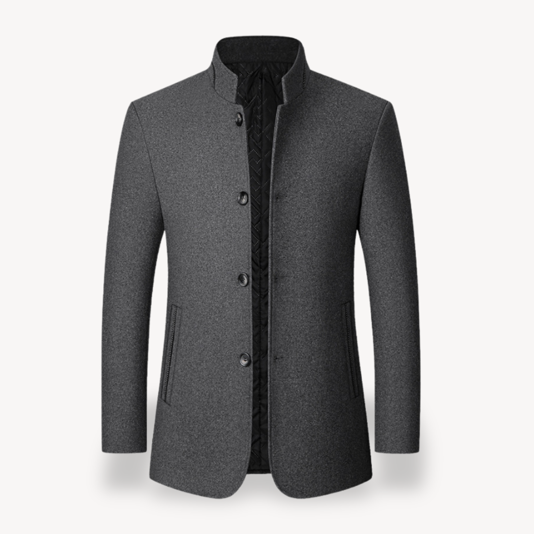 Relaxed Fit Mens Wool Jacket