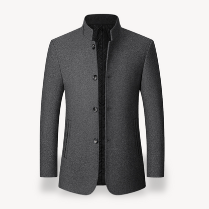 Relaxed Fit Mens Wool Jacket