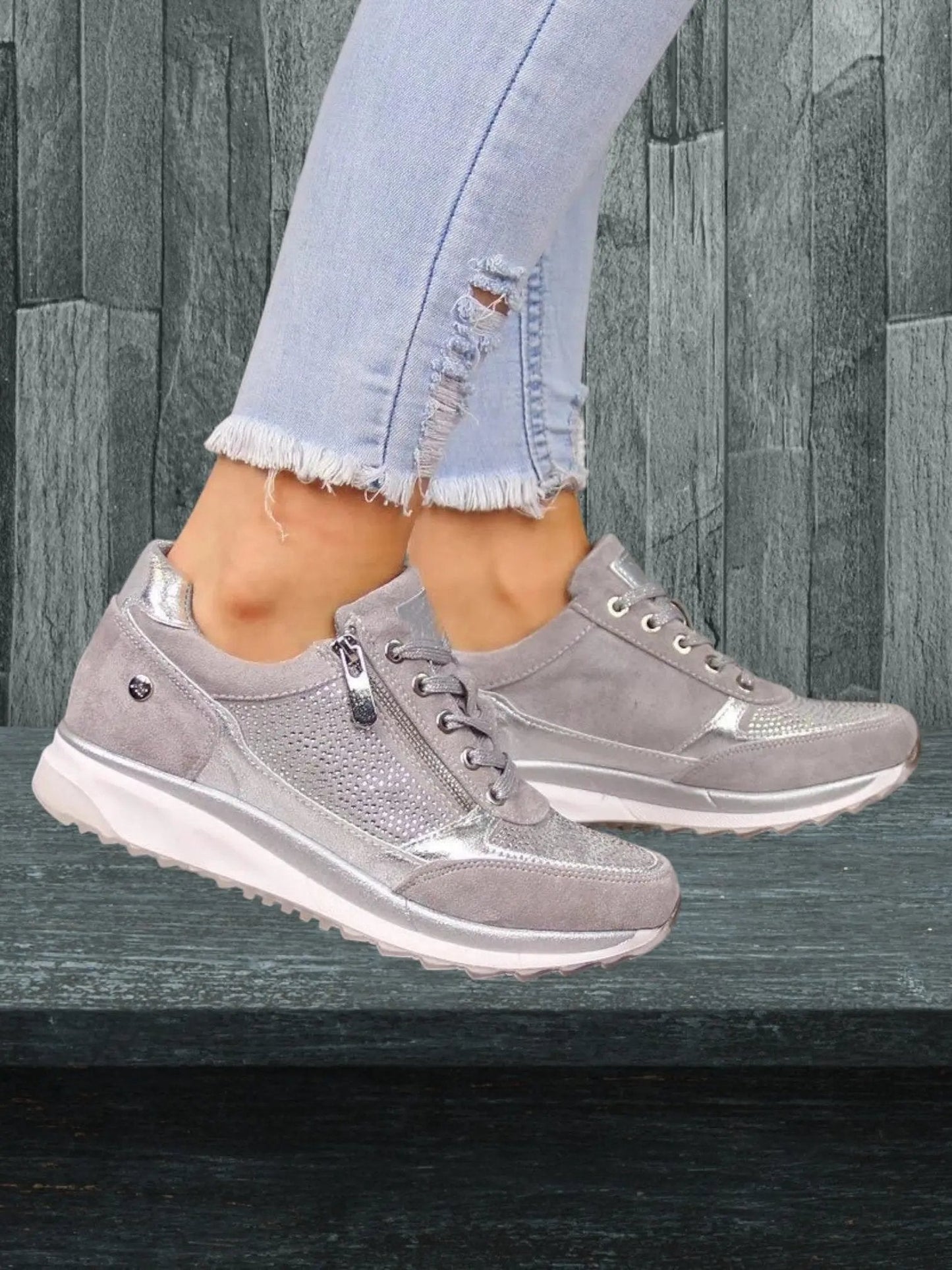 Comfortable Lace Up Supportive Women's Shoes