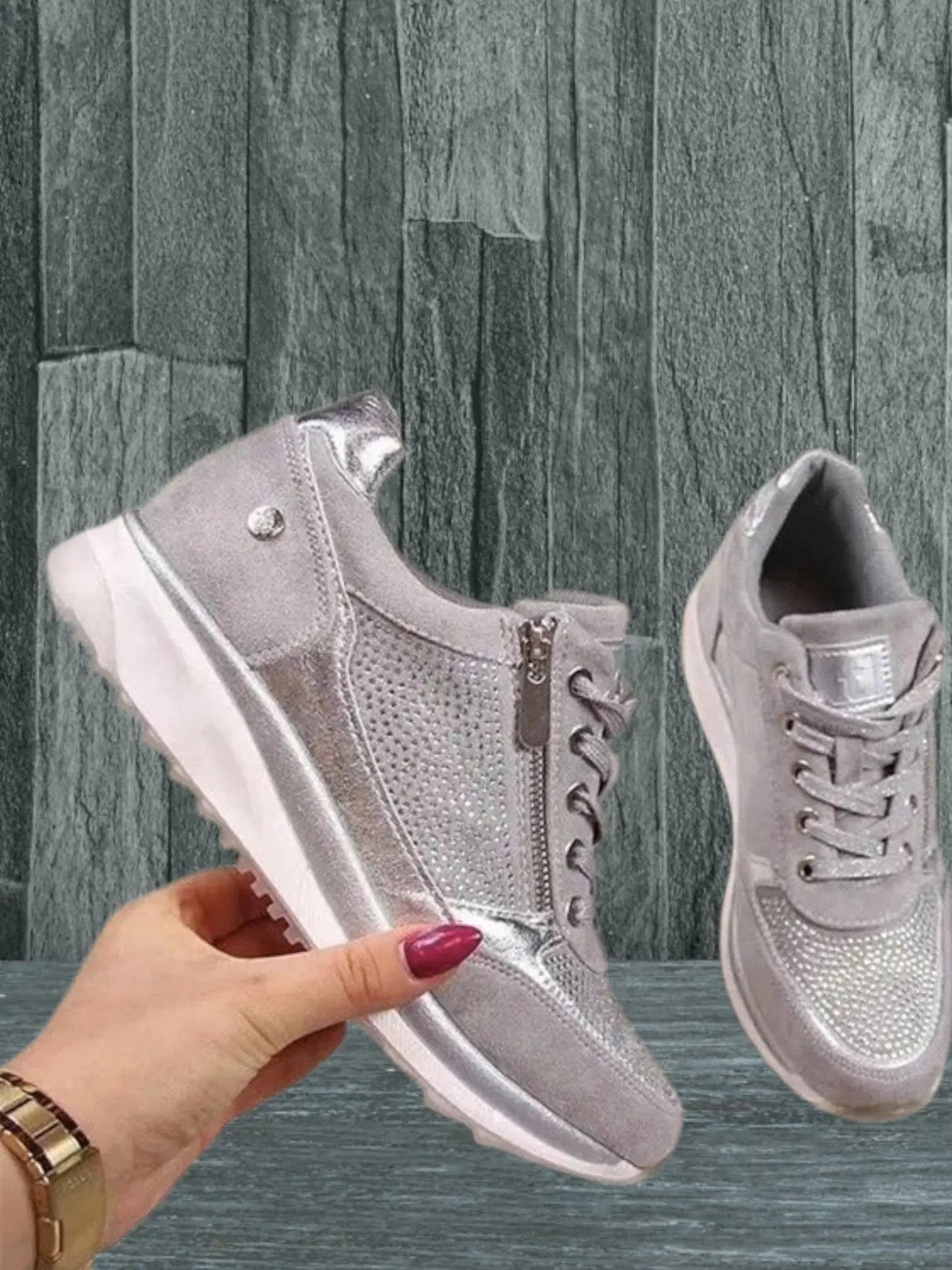 Comfortable Lace Up Supportive Women's Shoes