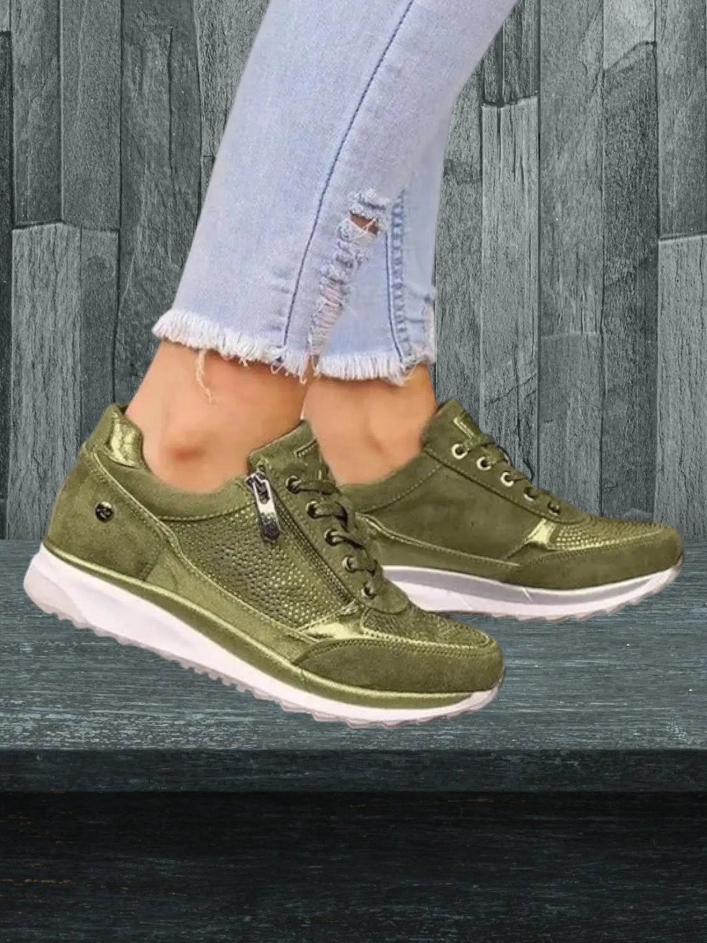 Comfortable Lace Up Supportive Women's Shoes