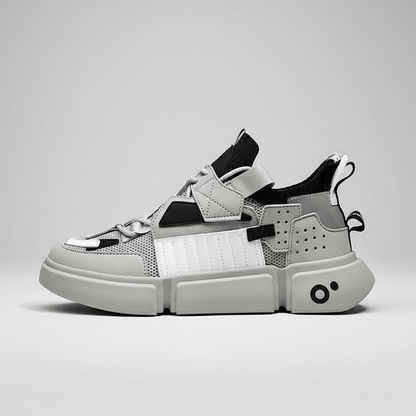 Trendy City Sneakers with Thick Outsole