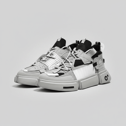 Trendy City Sneakers with Thick Outsole