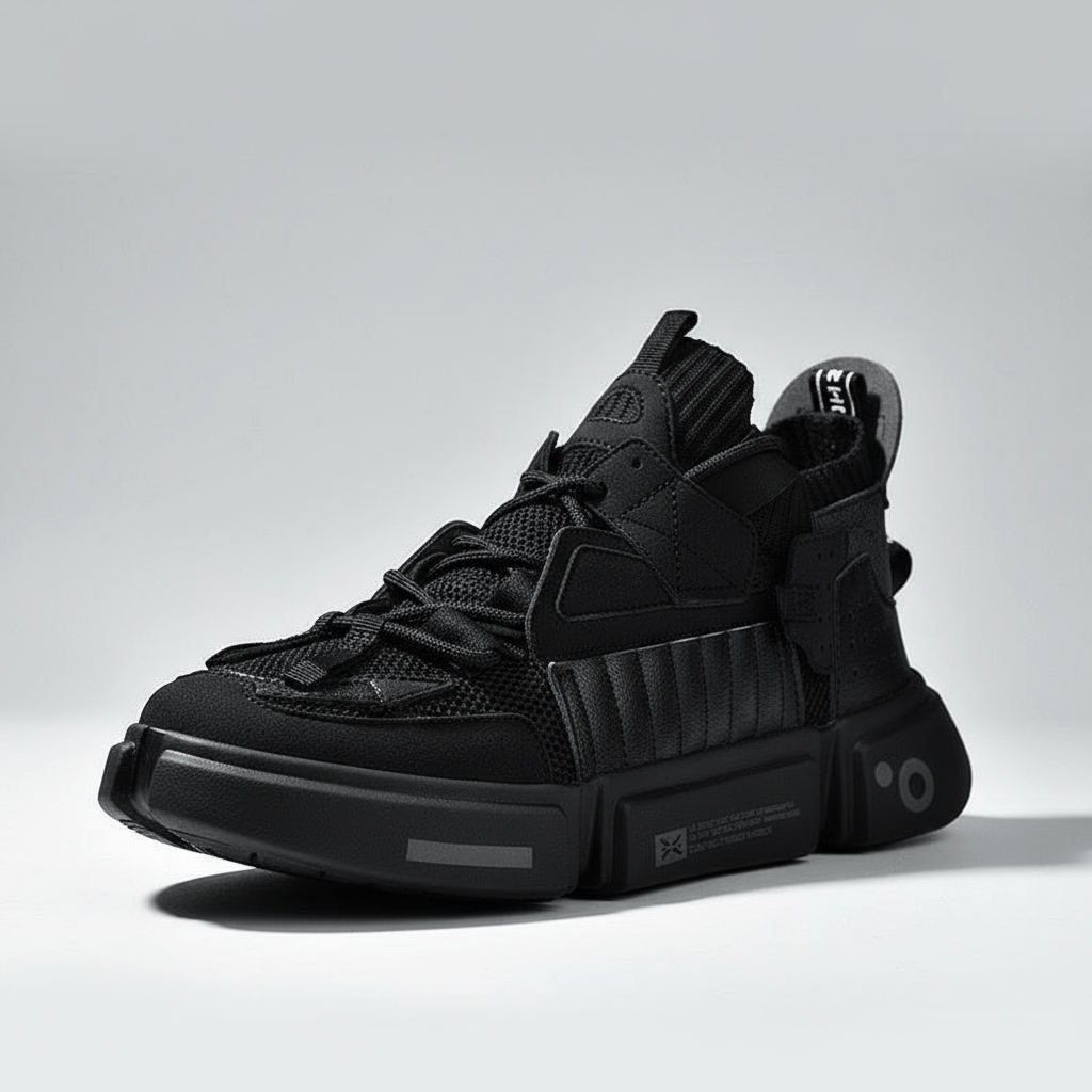 Trendy City Sneakers with Thick Outsole