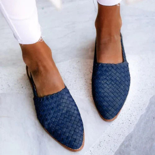 Garcelle Sandals | Vintage Weave Comfort Flat Sandals