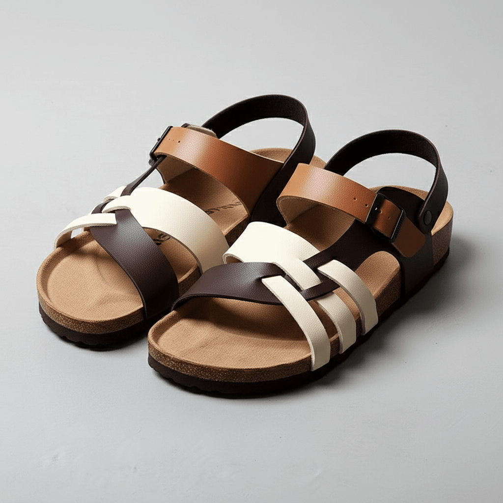 Adjustable Buckle Strap Open Toe Summer Sandals