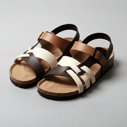 Adjustable Buckle Strap Open Toe Summer Sandals