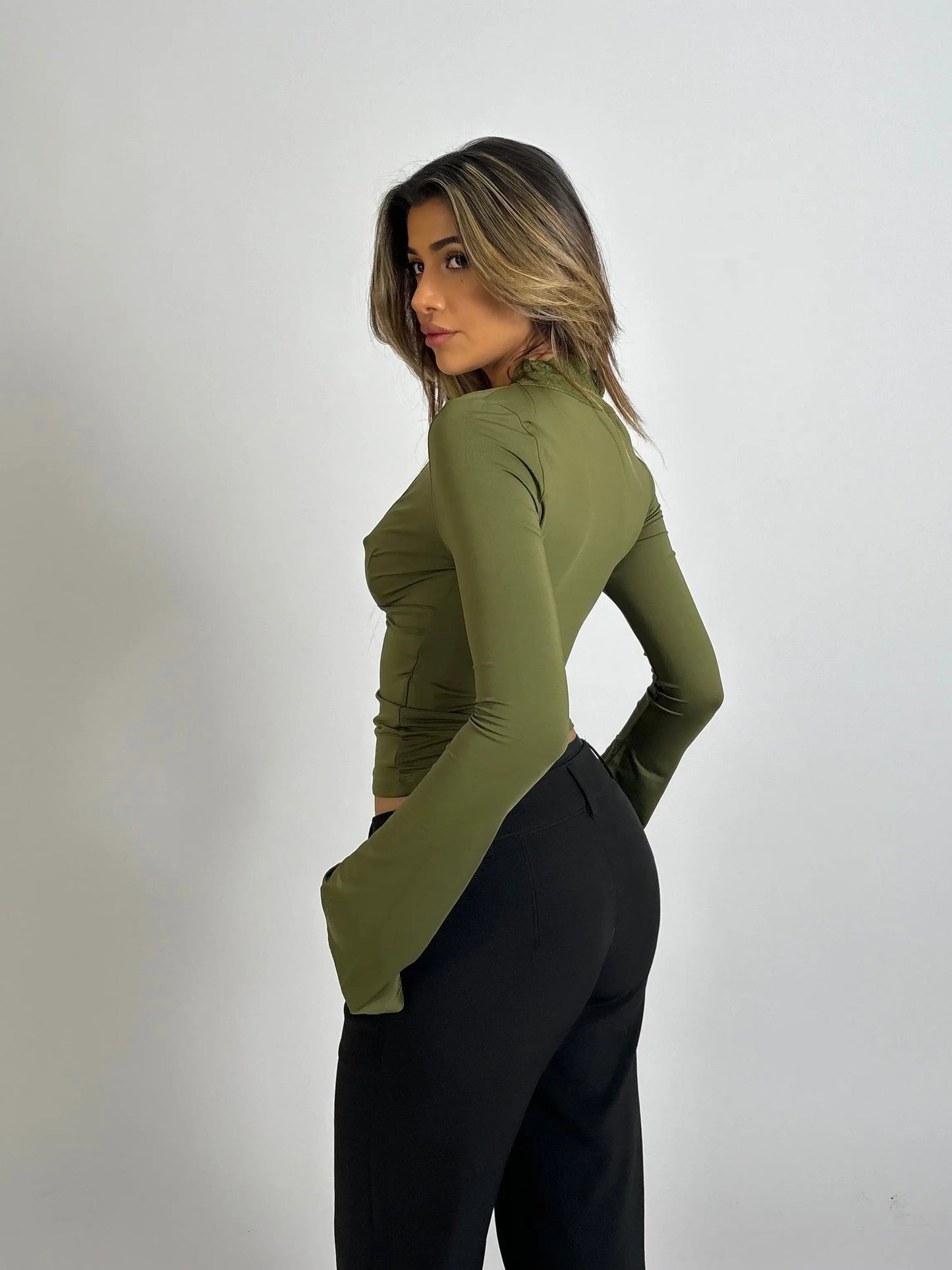 Women's V-Neck Lace