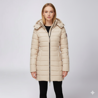 Warm Women's Full Zip Puffer Coat