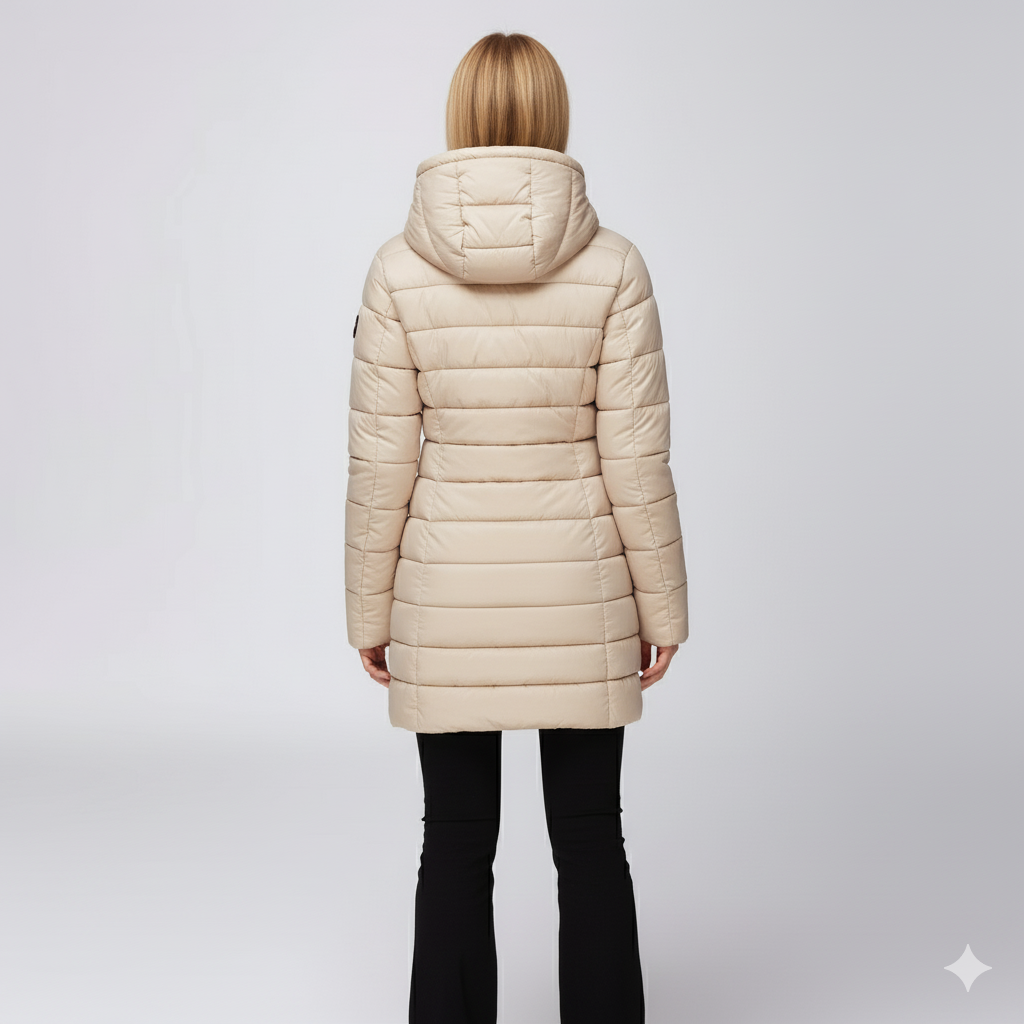Warm Women's Full Zip Puffer Coat