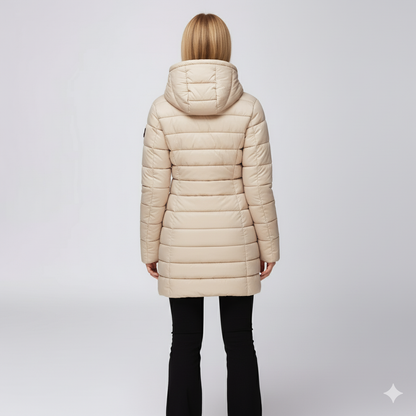 Warm Women's Full Zip Puffer Coat