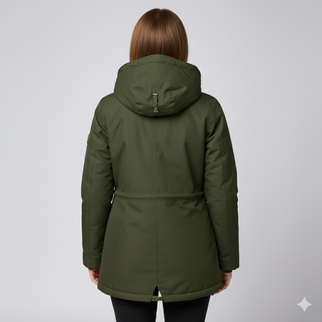 Warm Fur Lined Women's Winter Long Coat
