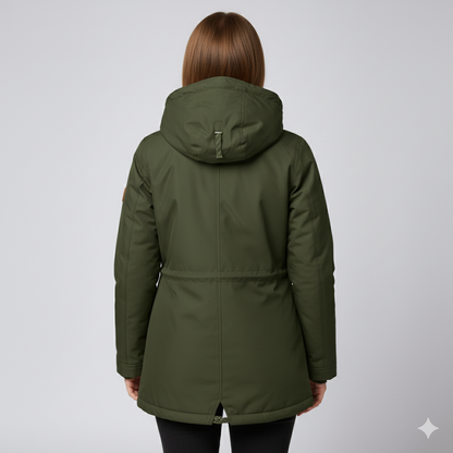 Warm Fur Lined Women's Winter Long Coat