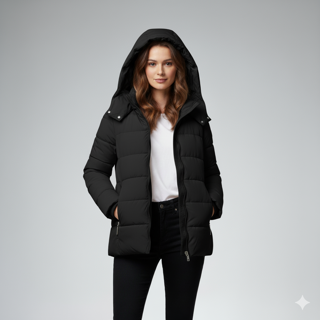 Warm Women's Quilted Puffer Jacket Coat