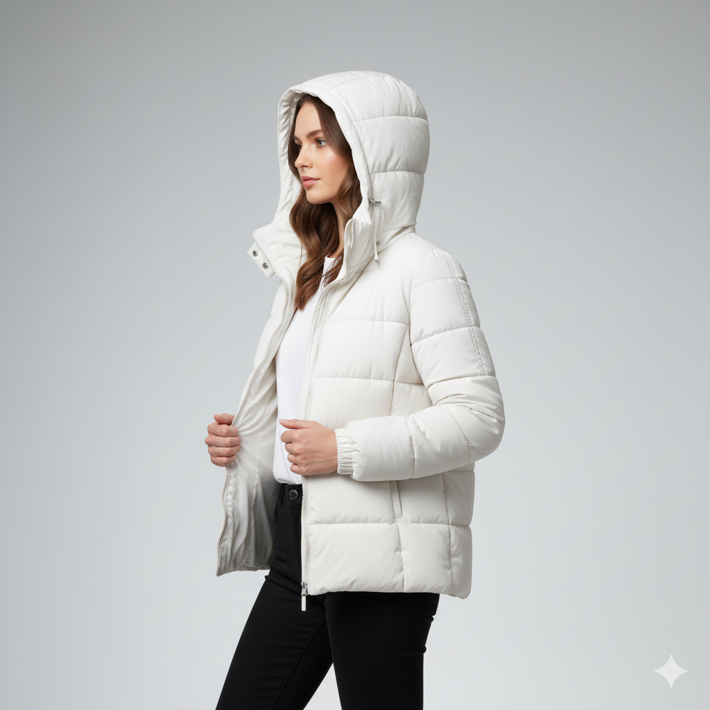 Warm Women's Quilted Puffer Jacket Coat