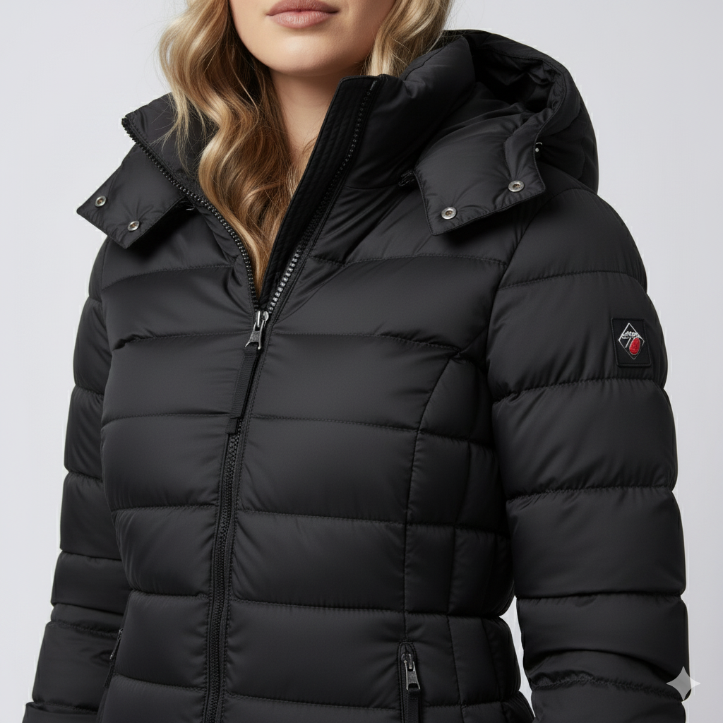 Warm Women's Full Zip Puffer Coat