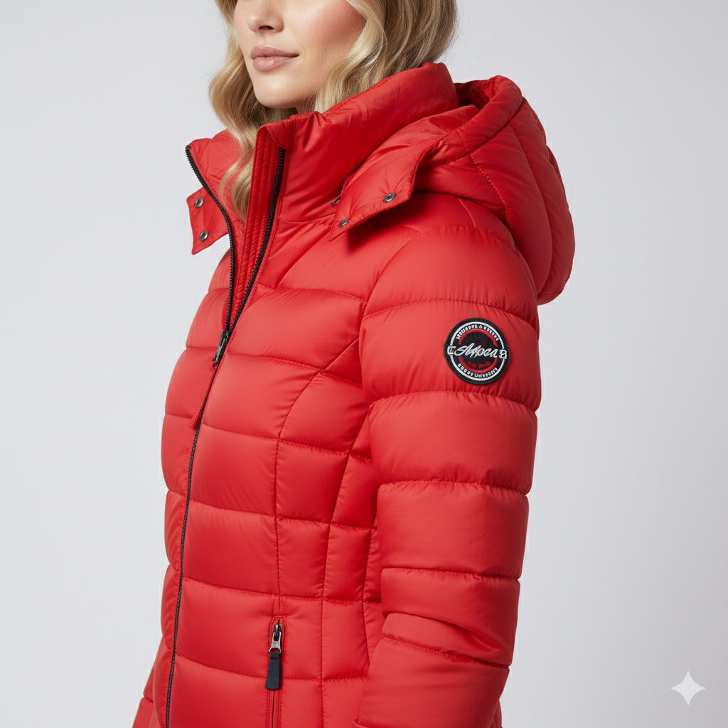 Warm Women's Full Zip Puffer Coat