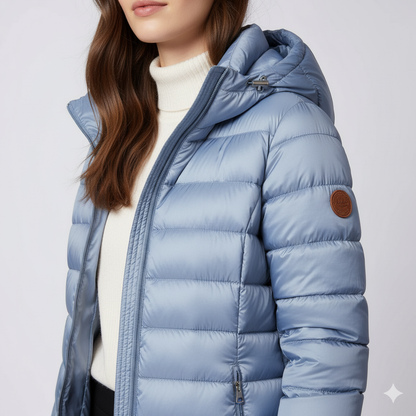 Warm Padded Long Quilted Women's Coat