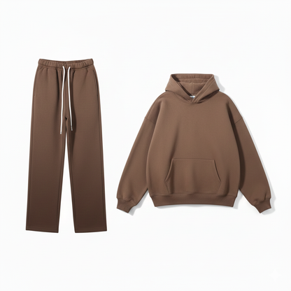 Cozy Men's Fleece Hoodie & Comfortable Sweatpants