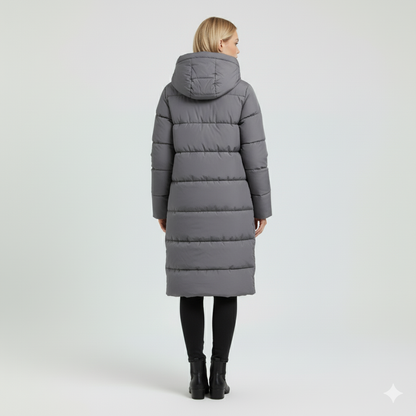 Warm Hooded Parka Coat for Women