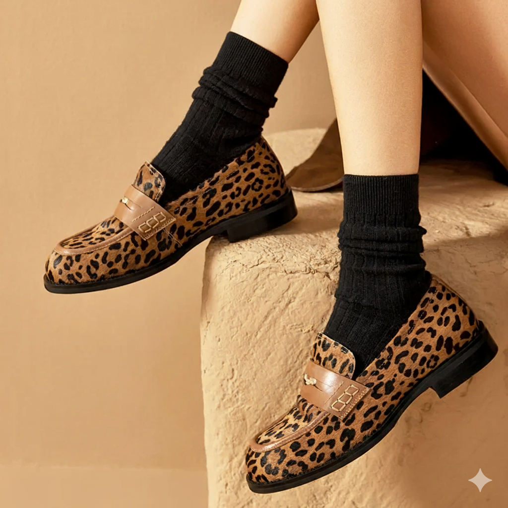 Timeless Polka Dot Loafers - OutfitLondon