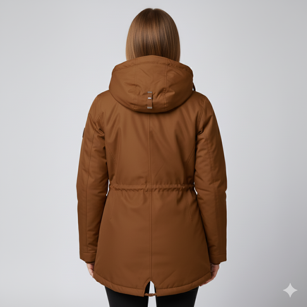 Warm Fur Lined Women's Winter Long Coat