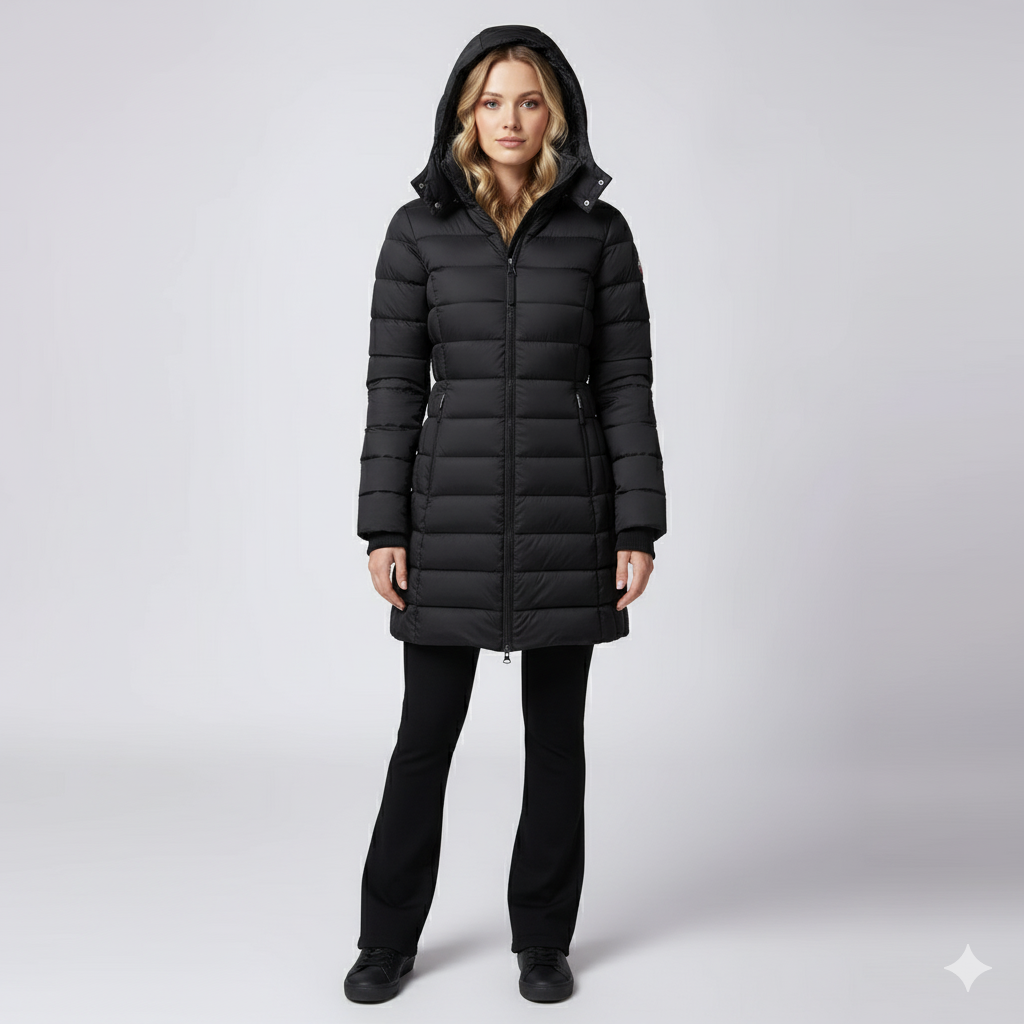 Warm Women's Full Zip Puffer Coat