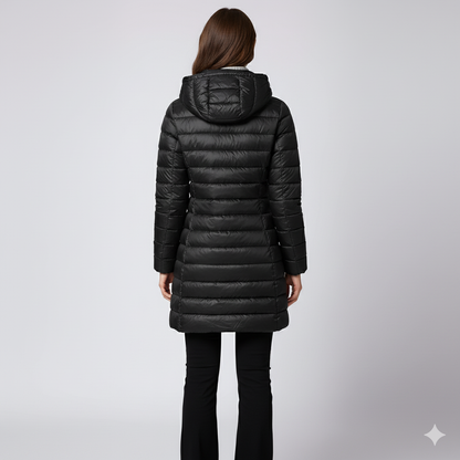 Warm Padded Long Quilted Women's Coat