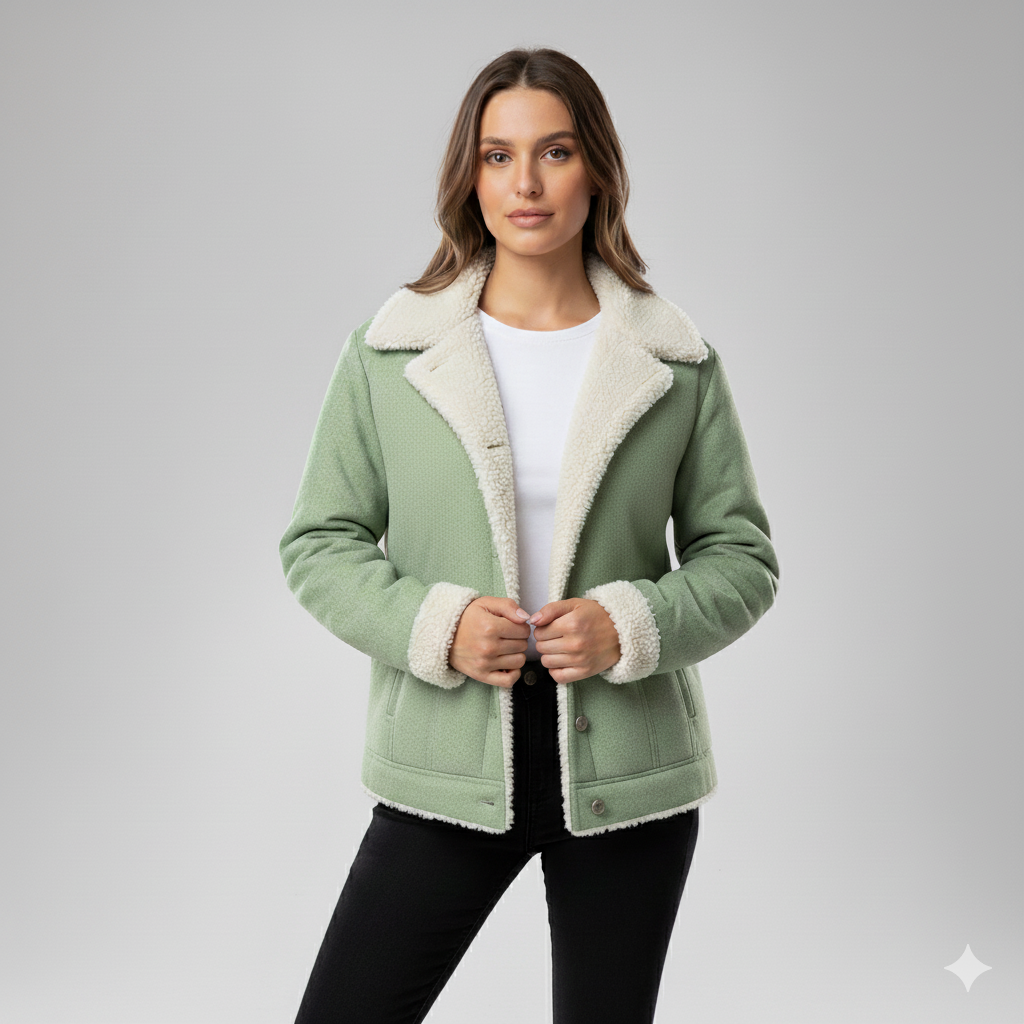 Warm Women's Parka Jacket with Fleece Lining - OutfitLondon