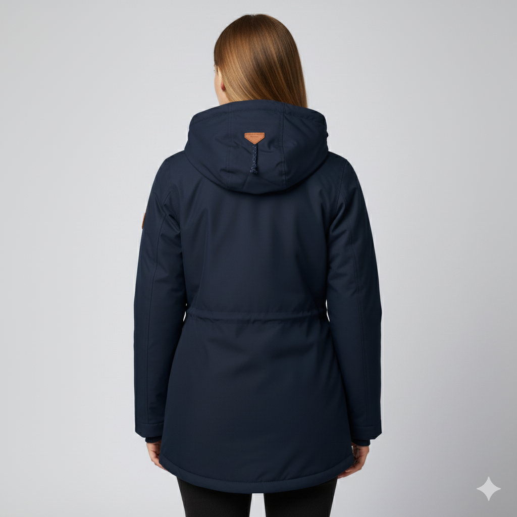 Warm Fur Lined Women's Winter Long Coat