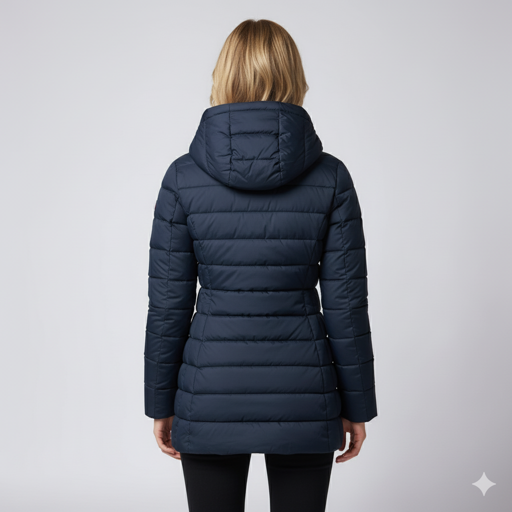 Warm Women's Full Zip Puffer Coat