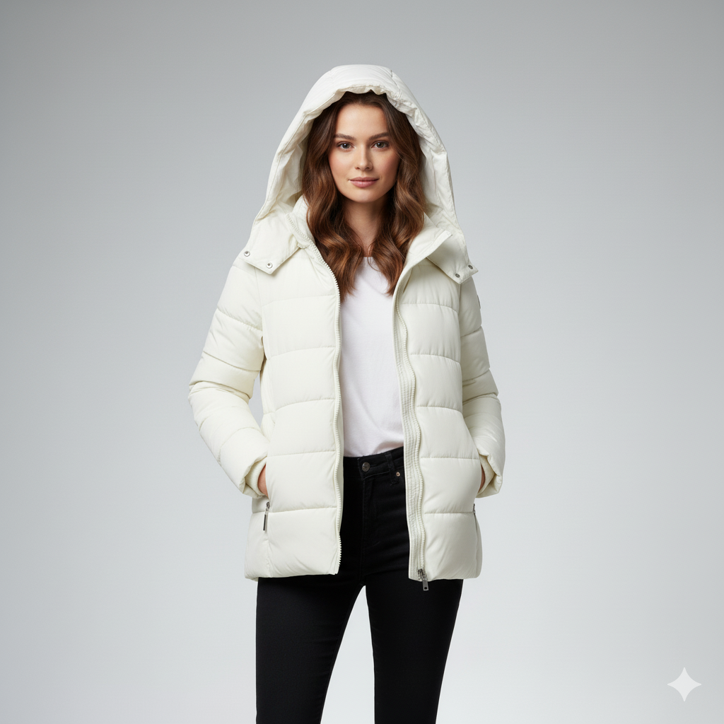 Warm Women's Quilted Puffer Jacket Coat