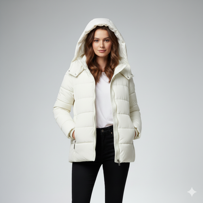 Warm Women's Quilted Puffer Jacket Coat
