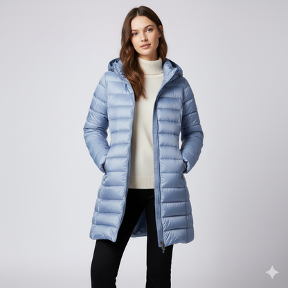 Lightweight Women's Winter Coat Casual Outerwear Jacket - OutfitLondon