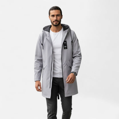Relaxed Fit Mens Cotton Parka Coat - OutfitLondon