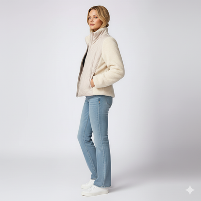 Warm Quilted Winter Jacket for Women