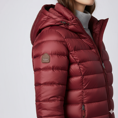 Warm Padded Long Quilted Women's Coat
