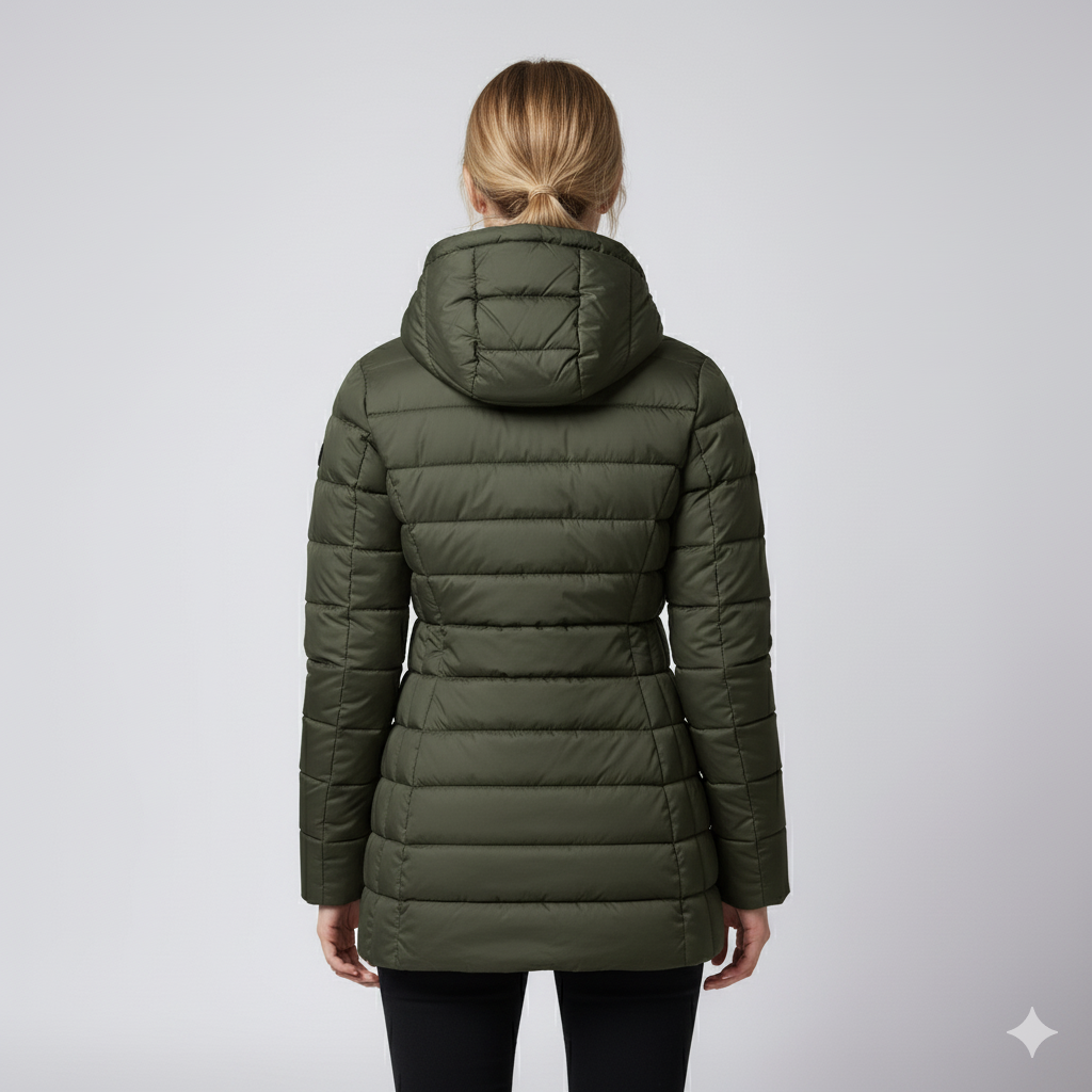 Warm Women's Full Zip Puffer Coat